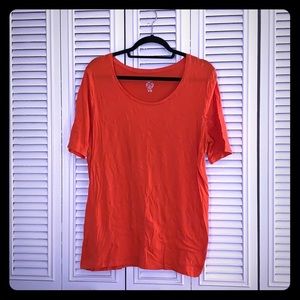 Like New Orange Mossimo Tee